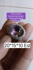 natural batu kecubung bungur tanjung bintang KRISTAL asLi