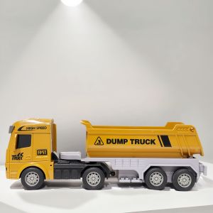 Inertia Toy Construction Vehicle Set - Mixer Digger Tipper Truck Toys for Boys And Girls Aged 3+ Engineering Playset