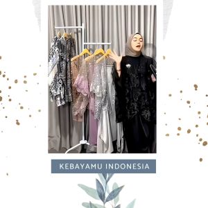 setelan kebaya rok lilit modern brokat wanita cardigan kebaya wisuda kondangan pesta kekinian 2024