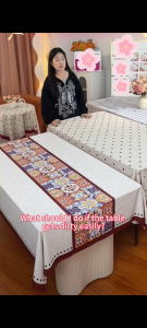 American Tablecloth PVC Waterproof OilResistant Anti-stain Luxurious Dining Table Cloth Foldable Table Cover 2-10seat For Home
