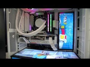 Dây nguồn bọc lưới nối dài Full Bộ (24Pinx3 8Pin) Màu Full Trắng