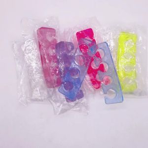 2pcs (1pair)Soft Silicone Finger Toe Separator Flexible Finger Toe Spacer Separation Straighteners Nail Finger Pedicure Tools