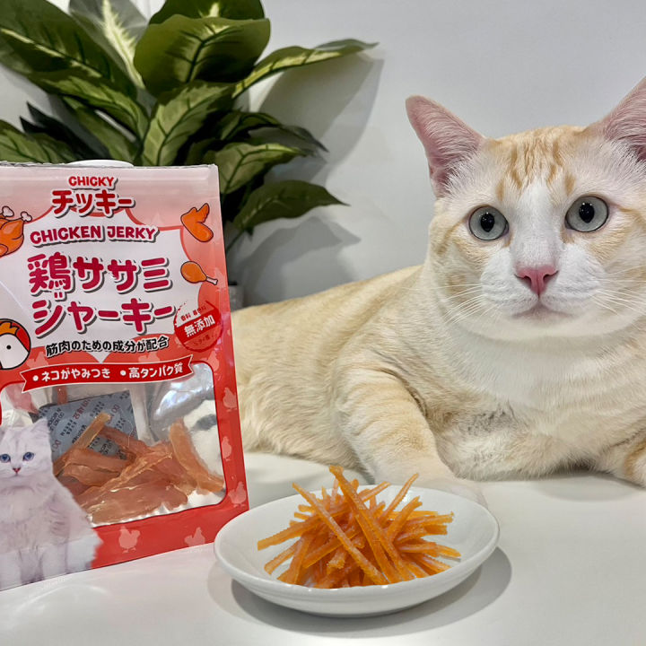 Chicky 30-45 กรัม ขนมแมว อาหารแมว อาหารสัตว์เลี้ยง รสไก่ รสปลาแท้ รสไก่ ...