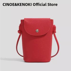 Fashionable Red Mini Crossbody Bag