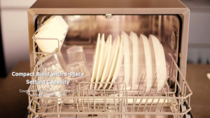 Dreame Z2000 Dishwasher | PTC Hot Air Drying | UV Sterilization | 72°C Hot Dual Spray | Compact Tabletop | 7.1L