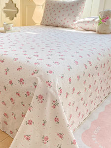 LINGYUN | Thickened Original Cotton and Linen Bed Sheet