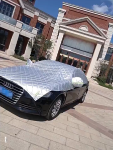 🚘เฉพาะผ้าคลุมรถคุณภาพสูงเท่านั้น🚘ผ้าคลุมรถยนต์ ผ้าคลุมรถ คลุมรถยนต์ ผ้าคลุมรถเก๋ง ผ้าคลุมรถครึ่งคัน ผ้าคลุมครึ่งคัน Car Cover กันน้ำ100% กันฝน กันแดด รุ่นฟิล์มอลูมิเนียม กันใบร่วง กันขี้นก บังแดด 100% รถไม่ร้อนอีกต่อไป ป้องกันรังสียูวี 5 เท่า หนาขึ้น