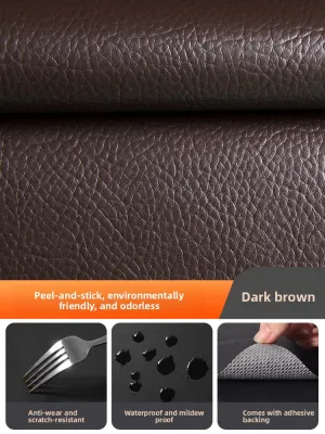 FUYU |Leather Repair Patch Self-Adhesive Leather Replacement Fabric Simulated Leather for Chair Pads and Sofa