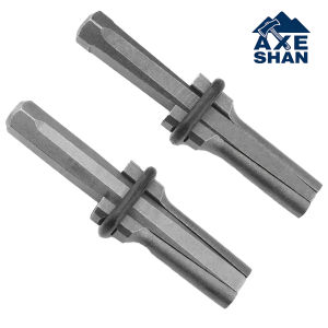 14/16mm Rock Stone Splitter Plug Wedges Feather Shims Cracking Chisel for Marble Granite Concrete Stone Breaking Hand Tools 1pcs