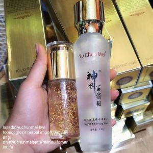 YU CHUN MEI CORDYCEPS TONER PLATINUM DAN SERUM GOLD 40ML ORI HERBAL