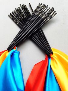 Mongolian Dance Chopsticks Black Dancing Chopsticks Adult Art Exam Chopsticks Dance Chopsticks Performance Props Long Square Dance Chopsticks
