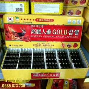 Viên đạm hồng sâm nhung hươu linh chi hàn quốc hộp 120 viên - Tăng đề kháng thể lực giảm căng thẳng phòng ung thư tranglinhkorea