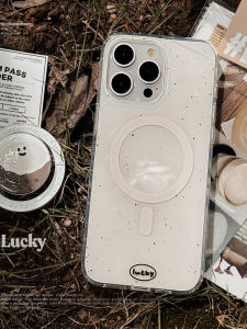 เคสโทรศัพท์แบบมีขาตั้งดูดซับแม่เหล็กแบบสองชั้น IMD สำหรับ Apple 16 พร้อมช่องเก็บของแบบรูปมะพร้าวหมึก สำหรับ iPhone 15 pro Max