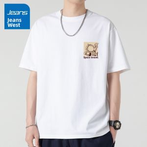 Jeanswest | Áo Thun Mỏng Dành Cho Đôi Mùa Hè Cotton Sạch 100%