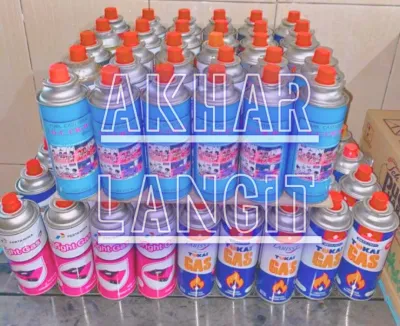 Gas Portable 330/gram Isi + Kaleng