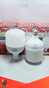 Myvo United LED Bulb 30W Paket Hemat Isi 5 Pcs / Lampu LED / Bohlam LED Cahaya Putih Terang 30 WATT Myvo United Original Paket 5 pcs
