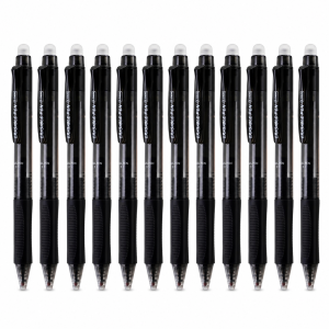 MROOFUL | Bộ 12 Bút Gel Có Thể Xóa Được 0.5mm Fine Point Có Thể Giặt Được Bút Ma Thuật Có Tay Cầm Cho Trường Học Và Văn Phòng Viết Văn Phòng Phẩm