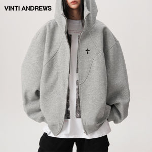 Heavyweight Deconstructed Hooded Cardigan 1pcs