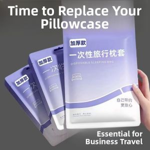 Disposable Thickened Pillowcase Independent Packaging Travel Hotel Bedding Single Person Pillow Use Non-Woven Fabric Superior Quality