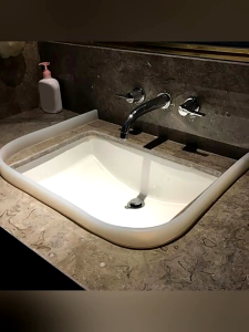 Self-adhesive Kitchen Bathroom Free Bending Water Barrier Water strip Stopper Silicone Shower Thresh