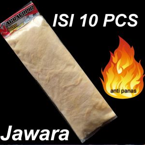 gasbul glasswool gas full knalpot gasbul knalpot anti bakar isi 10 pcs