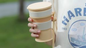 350ml Folding Travel Cup Portable Camping Silicone Cup Collapsible Cup /Portable Cup