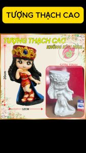 Tượng thạch cao Cô Gái du mục dễ thương M6 công chúa (Không kèm màu) Bé Tô Màu Tô Tượng