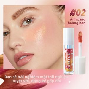 Phấn Má Hồng Dạng Lỏng Không Thấm Nước Phấn Mắt Có Sắc Tố Bằng Đá Cẩm Thạch Sáng Lâu Trôi Trang Điểm Đường Viền Kích Thước Đầy Đủ Dễ Sử Dụng