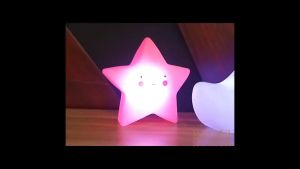 Lampu Tidur LED Karakter Lucu Unicorn Bulan Bintang Dinosaurus