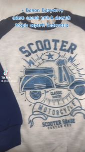 Joykids Sweater Anak Laki-laki Motor Vespa / Sweater Anak Cowok Motor Vespa (Umur 4 - 6 Tahun)