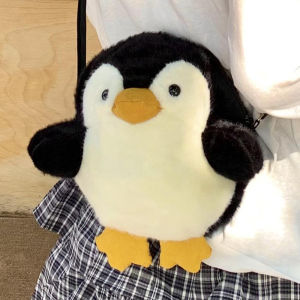 New Arrival Stuffed Little Penguin Crossbody Bag Young Adult Soft Shoulder Bag Kids Cute Doll Small Backpack Birthday Gift