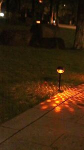 Warmtaste LED Solar Lawn Light Outdoor Waterproof Garden Flashing Lights Decorative Lights At Night for Villa Courtyard Lawn Street