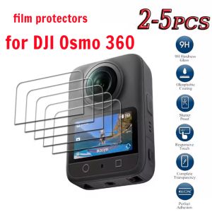 ฟิล์มกันรอยหน้าจอ2-5แพ็คสำหรับ DJI Osmo 360อุปกรณ์เสริมกล้องฟิล์มกระจกนิรภัยพิเศษสำหรับกล้อง360 Osmo ฟิล์มป้องกันป้องกันรอยขีดข่วน9ชั่วโมง