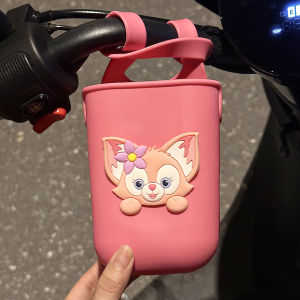 Disney Lingna Bébé Baby Stroller Cup Holder Electric Car Bicycle Water Cup Bracket Universal Handlebar Clamp Silicone