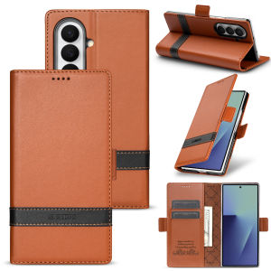 szhaiyu | For Samsung Galaxy Z Fold 8 Ultra Z Fold 8 7 6 5 4 Leather Wallet Case With Card Slot Shockproof Magnetic Back Cover Funda Shell