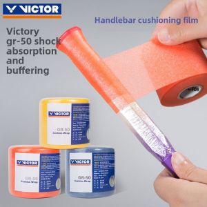 Victor GR50 Badminton Racket Shock Absorption Film Grip Bottoming Film Lightweight Dampening Wrap for Sports Fitness Fans