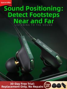 Polvcdg | In-ear Gaming Headset with Mic Type-C Connection