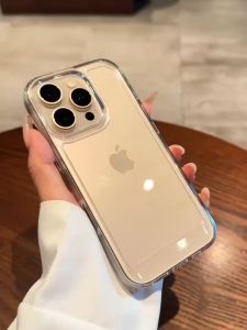 Transparent Shockproof Phone Case for IPhone 16 Pro Max 11 12 13 14 15 Pro Max Plus Clear Casing Space Shield Cover