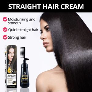 For Frizzy Hair Straightener Cream Naturally Supple Keratin Hair Straightener Comb Replenishes Hair Nutrition Hair Treatment