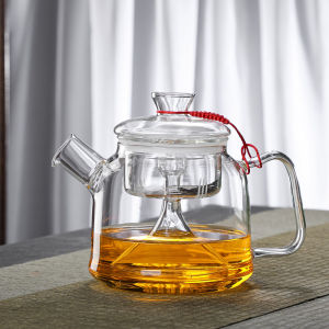 Large Capacity Glass Tea Pot for Steaming Tea And Boiling Water Can Be Used on Open Flame Or Electric Ceramic Stove Home Use