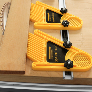 2 Packs Yellow Featherboard for Router Tables Saws for Woodworking T-slots Miter Slots on Tablesaws Router Band Saws and Fence