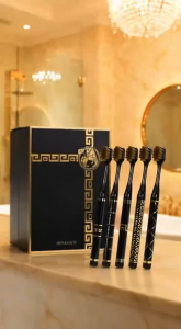 Set Kotak Hadiah Berus Gigi Enam Bahagian Lembut  toothbrush jena