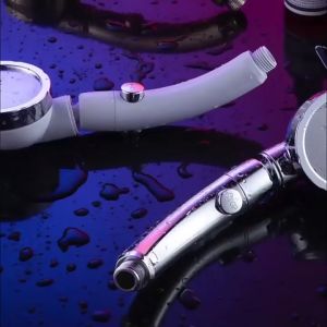 BAKALA Kepala Shower Mandi Rotating With 3 Mode Pressure - BR-2223 - Silver
