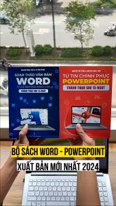 Bộ 2 Cuốn Sách Word - Powerpoint Tin Học Từ Cơ Bản Đến Nâng Cao - Tặng Kèm Video Hướng Dẫn+ Khoá Học