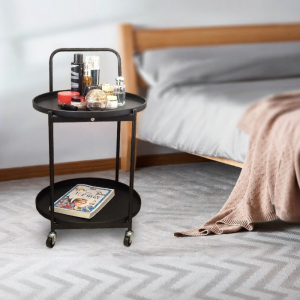 Mobile Metal Side Table