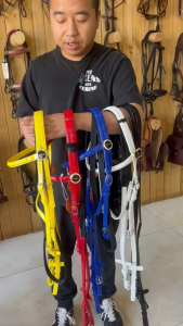 Horse Bridle for Endurance Race & Anti-slip Reins Horse Racing Suit