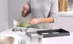 ~SG Stock~ SS201 Expandable Pots Lids Storage Rack Adjustable Pans Storage Rack Retractable Cabinet Organizer Rack Under Sink Organizer Rack Kitchenware Dividers Holder for Baking Plate Baking Tray Plates Cutting Boards Muffin Tins Baking Sheet