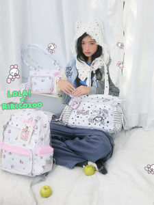 LOLA DESIGN | Cartoon Print Star-Chasing Large Capacity School Tote Bag