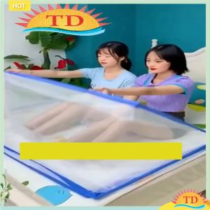 Màn chụp Chống Muỗi (có chốt khóa) gấp gọn tiện dụng Mùng chụp gấp gọn CHỐNG MUỖI người lớn trẻ em - Mùng