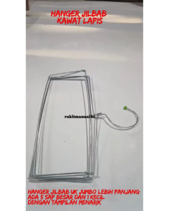 Hanger Jilbab Lapis Kuat Anti Karat / Hanger Gantungan Hijab